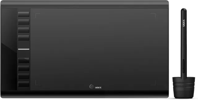 Graphics Drawing Tablet, UGEE M708 10 x 6 inch Large Drawing Tablet with Hot Key
