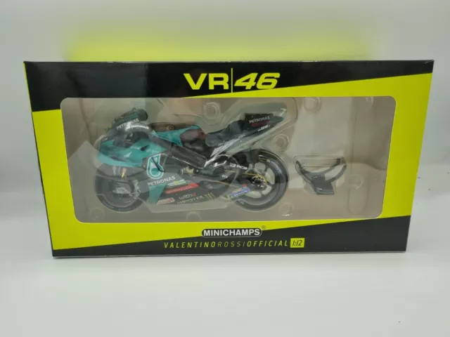 Yamaha Yzr-M1 #46 Rossi Moto Gp 2021 Petronas Srt Au 1/12 Minichamps 122213046