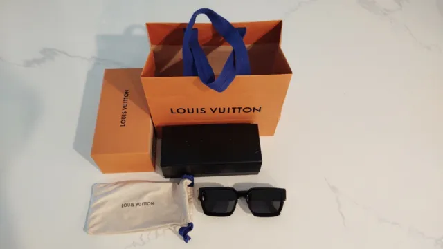 LOUIS VUITTON Acetate 1.1 Millionaires Z1358W Eyeglasses Black 1208985