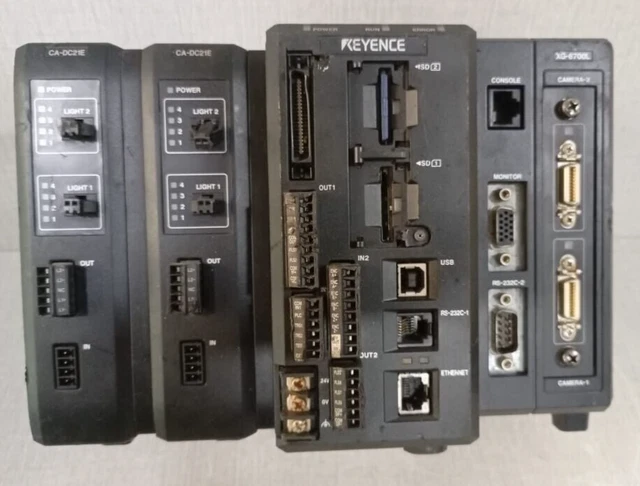 Keyence XG-8700L Multi-Camera Imaging System with LIGHTING CONTROLLER CA-DC21E