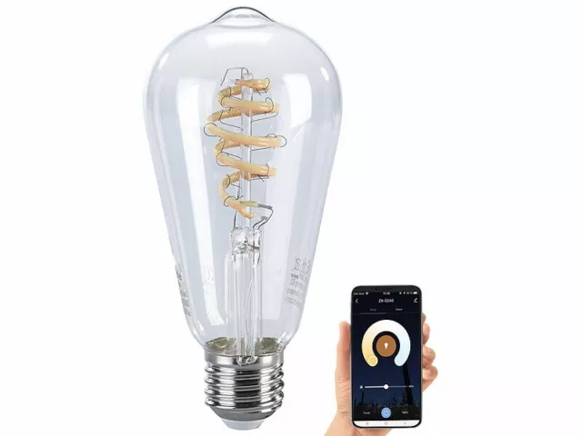 Nedis - Ampoule LED Intelligente Wi-Fi - Blanc Chaud à Blanc Froid