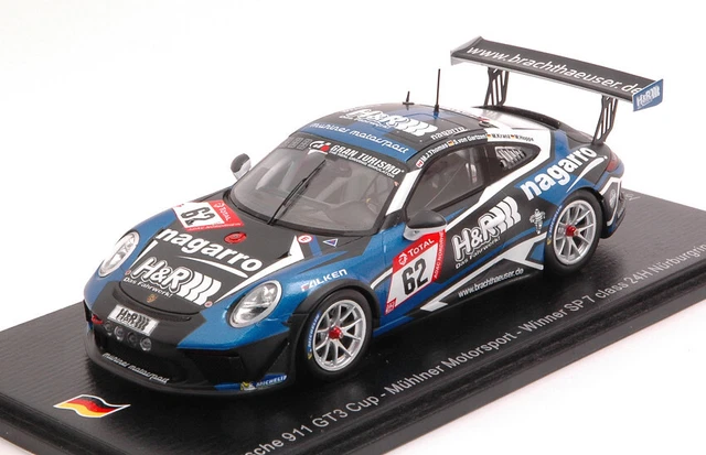 Porsche 911 GT3 N°81 Le Mans 2002 – Miniature Spark 1/43 Sans Boîte