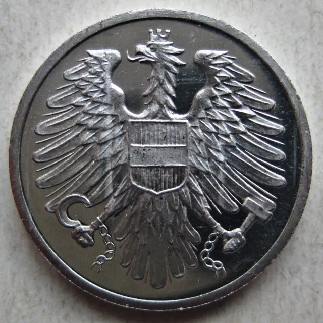 Proof Austria 1966 Two 2 Groschen Coin (Km# 2876) 2