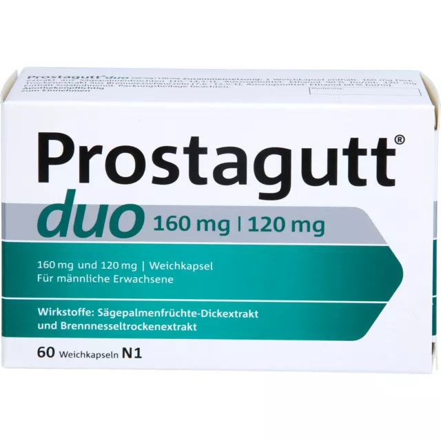 Prostagutt duo 160 mg / 120 mg, Weichkapseln, 60 St. Kapseln 16151735