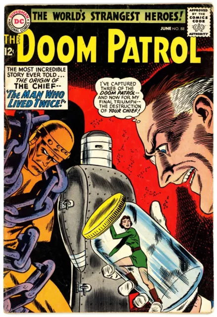 Doom Patrol (1964) #88 F/VF 7.0 Origin of the Chief