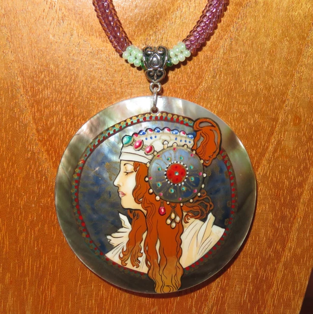 Pendentif Collier Design Signé En étain - Motif Coq - French Design Vintage