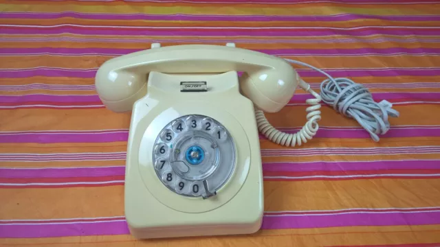 Vintage GPO Model 746 GNA 73/1 Rotary Dial Telephone Cream Fully Working