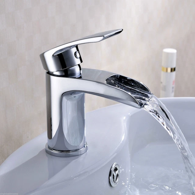 James Chrom Garderobe Wasserfallbecken Mono Mixer Wasserhahn Messing