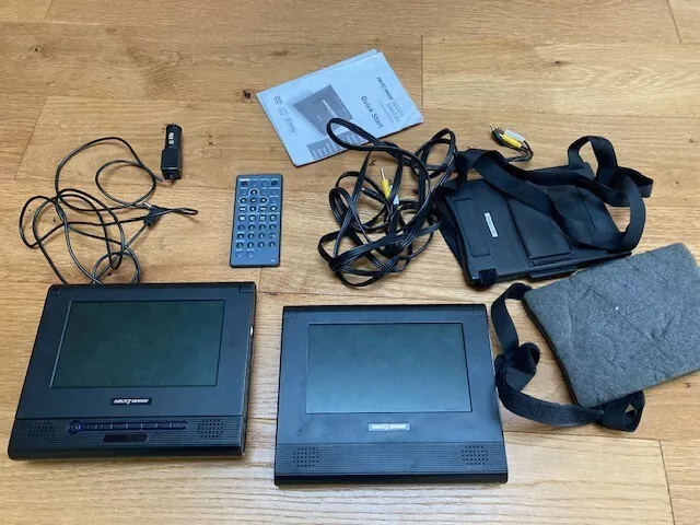 Next Base dual portable DVD players & accessories FOR PARTS ONLY/REFURBISHMENT