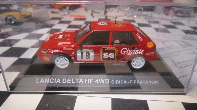 Lancia Delta Hf 4 Wd C.bica-F.prata De 1988 Au 1/43 Neuve Avec Sa Boite