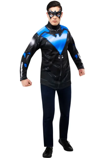 Rubies Licensed Dc Comics Nightwing Costume Adult Men Superhero 703029
