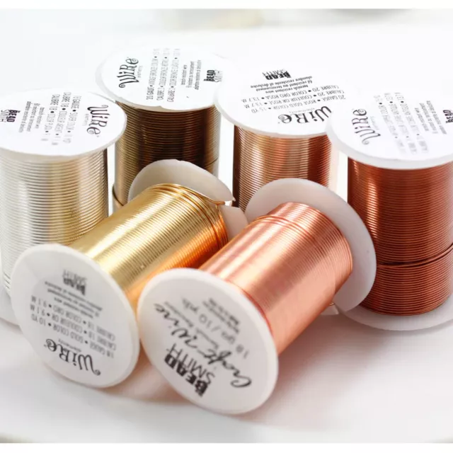 Wire Elements Copper Craft Wire (8 Gauges ~ 10 Colors) BeadSmith Wire