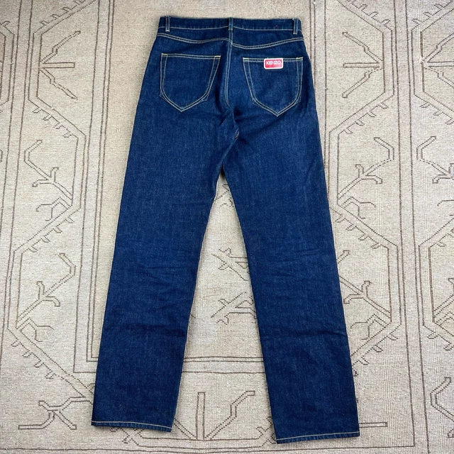 KENZO NIGO SUISEN relaxed fit blue denim jeans size 30 x 33 