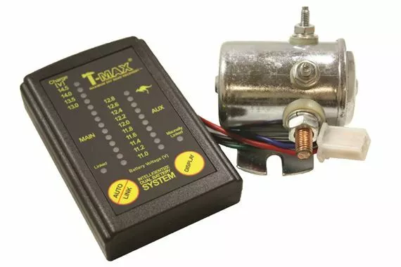 T-Max 12V Split Charge Relay Dual Battery System/Digital Battery Monitor