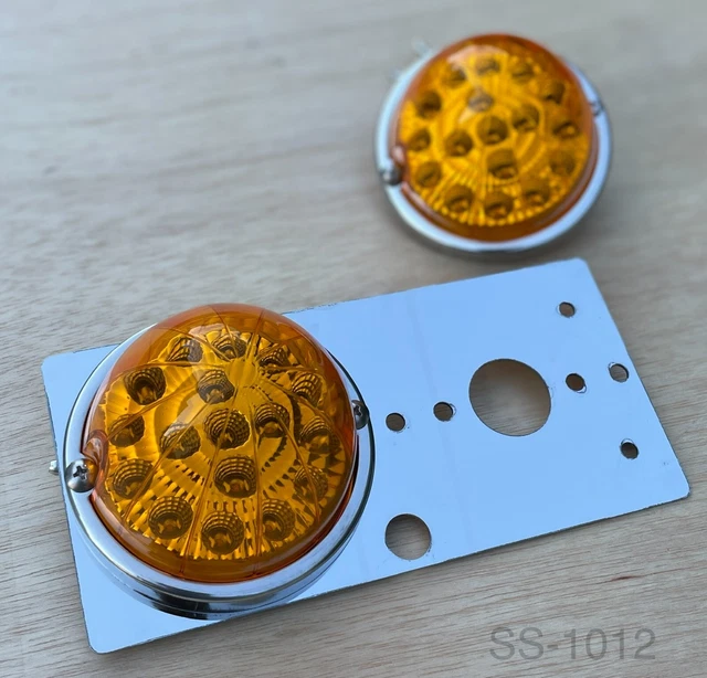 JML VOLVO Eurostyle Map & Dome Light Plate ONLY w/ DUAL Watermelon Holes