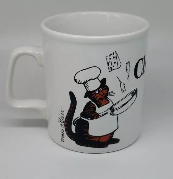 B. Kliban Chefcat Coffee Mug 1979 Vintage