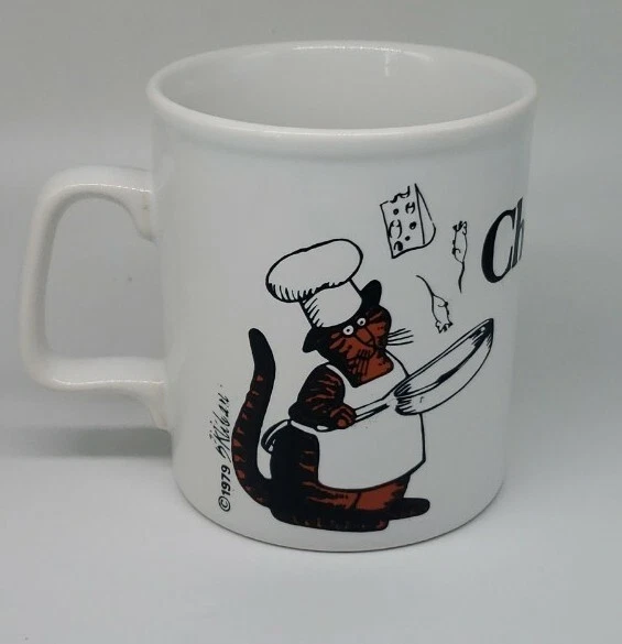 B. Kliban Chefcat Coffee Mug 1979 Vintage
