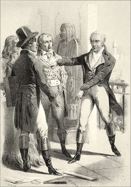 GASPARD MONGE, fondateur de l'ÉCOLE POLYTECHNIQUE - Planche du 19e siècle
