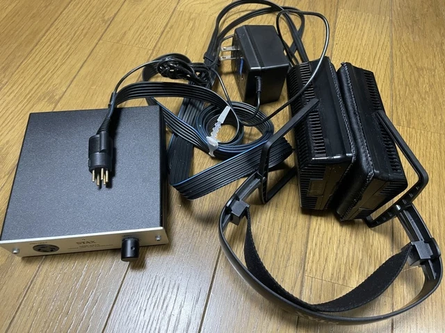 STAX SRS-3100 [SR-L300 & SRM-252S] Sound Headphone Set Tested Working