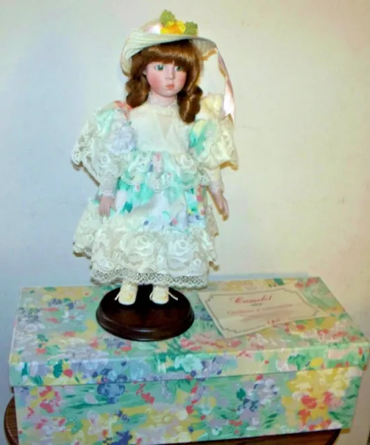 CAMELOT Porcelain Doll - QVC - Saurina Jaw - MIB - COA