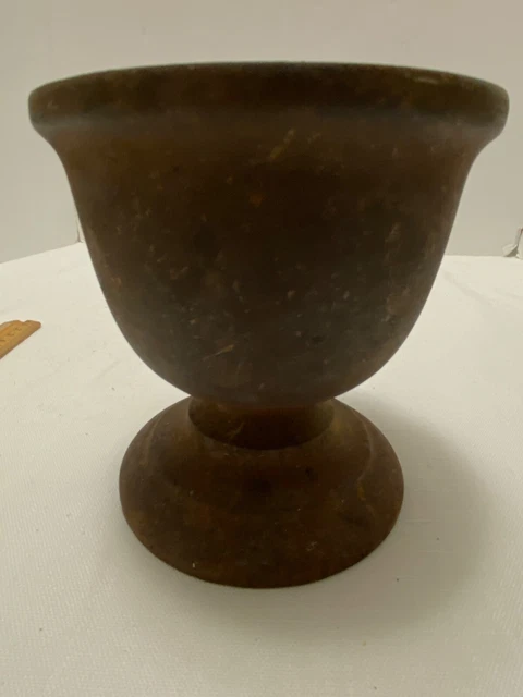 Victorian Cast Iron MORTAR Apothecary Pharmacy Druggist BOWL Antique 5"