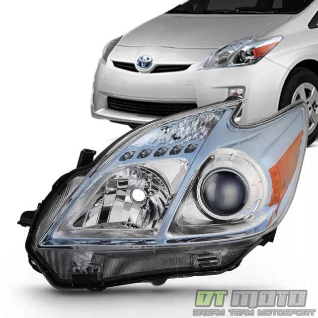 For 2010-2011 Toyota Prius Headlight lamp Replacement w/Halogen Left Driver Side