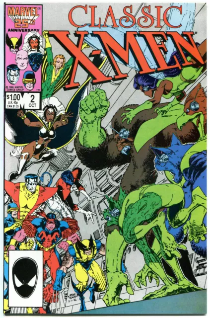 Classic X-Men #2 Marvel Comics October Oct 1986 (FNVF)