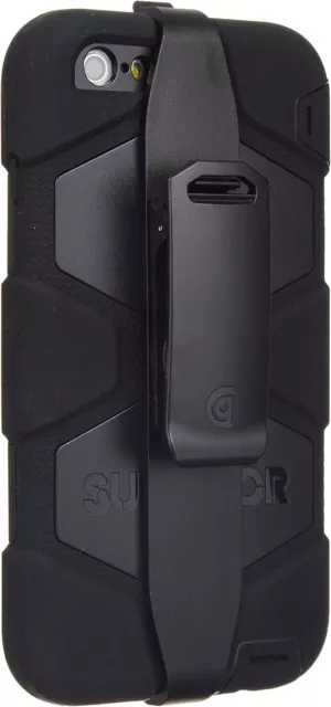 Griffin Survivor all-Terrain, Custodia Cover per iPhone 6/6s, Nero