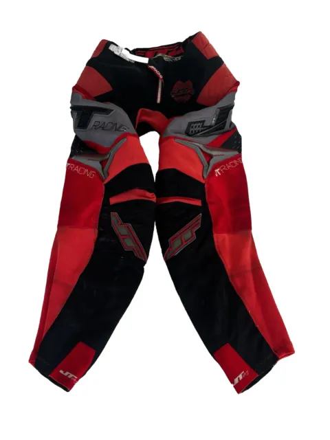 JT Racing Pants Protek black/Gray/ “red orange” size 34