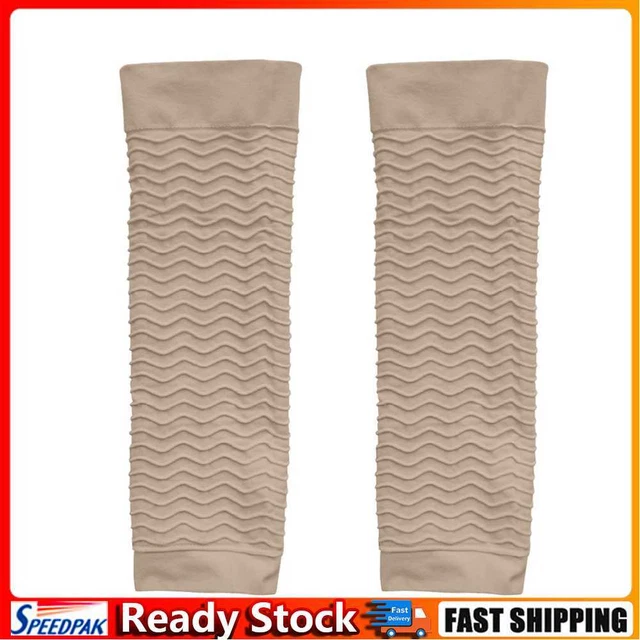2pcs Cellulite Reduce Leg Slimming Wraps Belt Thigh Lose Weight (Champagne)