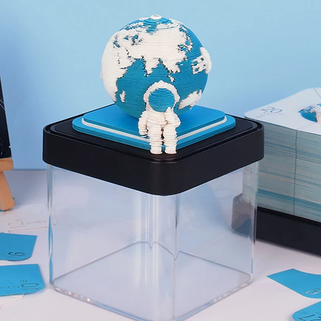 2024 3D EARTH Calendar 2024 Calendar 3D Memo Pad Paper Beautiful Carved