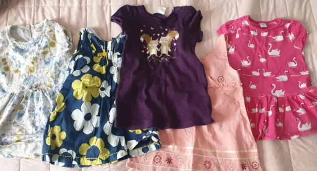 🪡 Girl 12-18 Months Summer Dress Bundle Mix Brands H&m Next