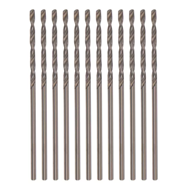 12pcs Cobalt Drill Bits 1.2mm M35 Twist Drill Bit Straight Jobber Drill Bits