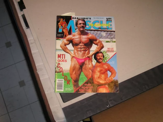 Bodybuilding Muscle Training Illustrated September, 1982 Billy Arien on cover