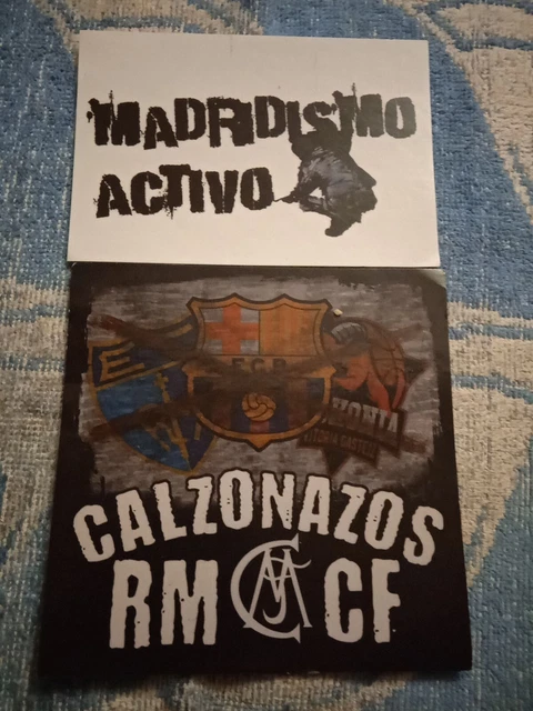 4 ADESIVI ULTRAS Mix Spagna/Portogallo Madrid-Coimbra-Famalicao Ultras Stickers EUR 7,00 - 10