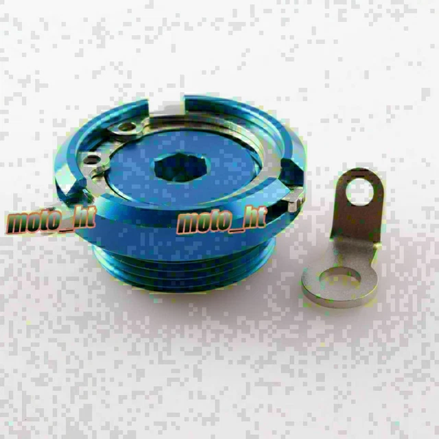 Oil Filler Engine Plug Cap Cover  For Kawasaki ZX6R ZX7R ZZR1200 Ninja 250R Blue