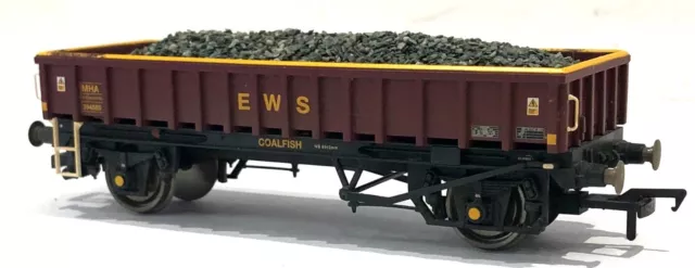 4Mm/Oo Gauge Hornby Mha Ews 'Coalfish' Wagon With A Ballast Load