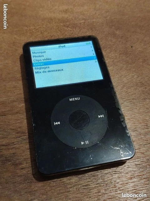 iPod 5.5G (mod carte SD 32 Go) Baladeur Apple Vidéo (Classic) Noir 5G GB A1238