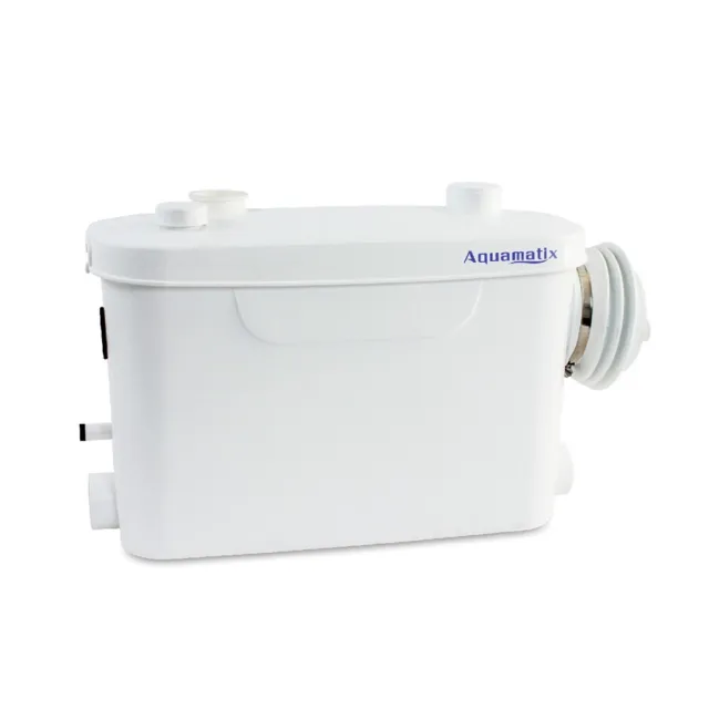 AREBOS Broyeur Sanitaire Pompes de Relevage 600W Pompe Eaux Usées 100l/m  blanc