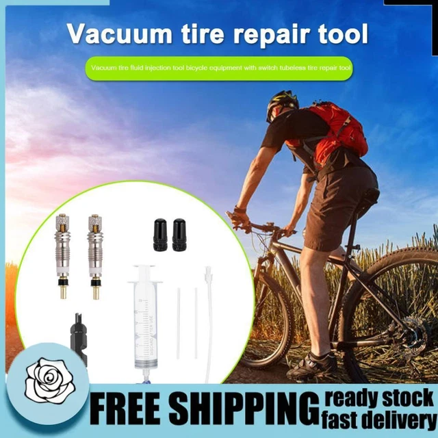 Siringa Per Sigillante Tubeless Bici - 100ml Con Connettore Metallo Per Pneumatici - Foto 11