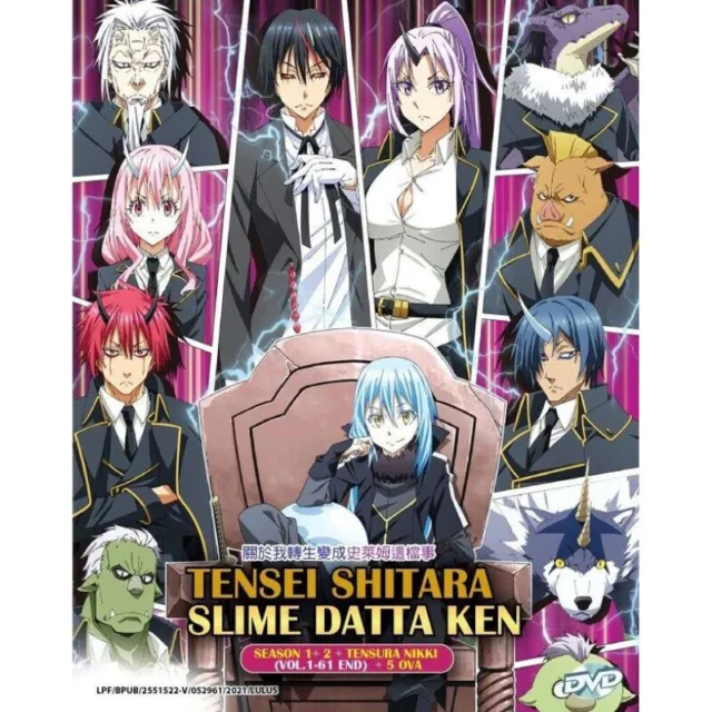 Tensei Shitara Slime Datta Ken  Sea. 1 + 2 + 5 OVA + Slime
