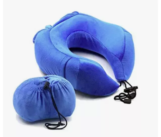 Therapeutic Memory Foam Travel Neck Pillow, U Shape Contour