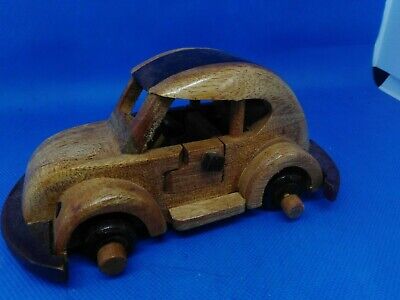 Vintage Unique VW Beetle Wooden Model Car Decoration Gift