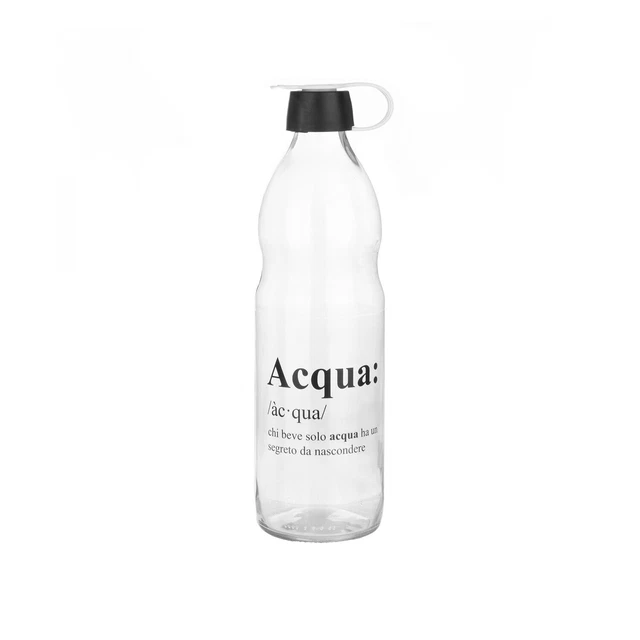 Nerthus Bottiglia Vetro 600 Ml Con Custodia Neoprene | Borosilicato Nero, Ideale Per Sport E Ufficio - Foto 10