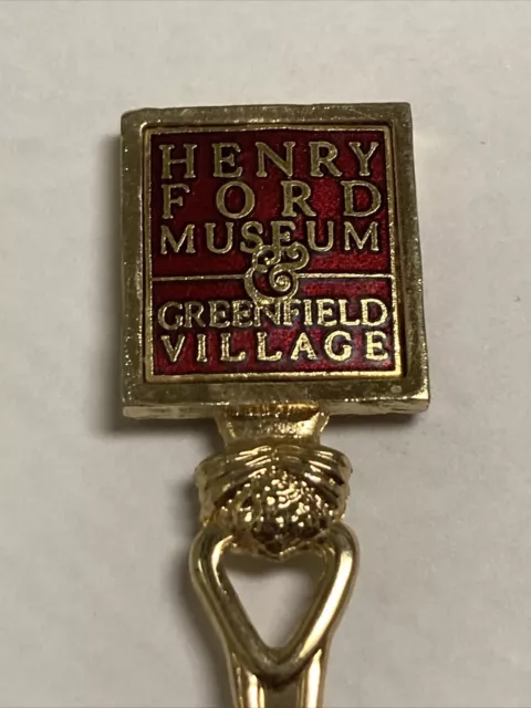 Henry Ford Museum Greenfield Village Vintage Souvenir Spoon Collectible