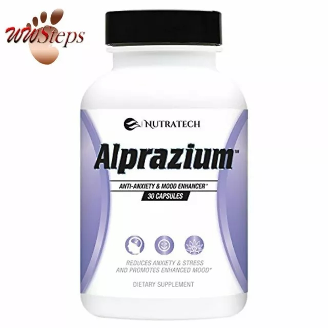 Alprazium - All Natural Stress Relief Anti-Anxiety Supplement for Promoting Bett