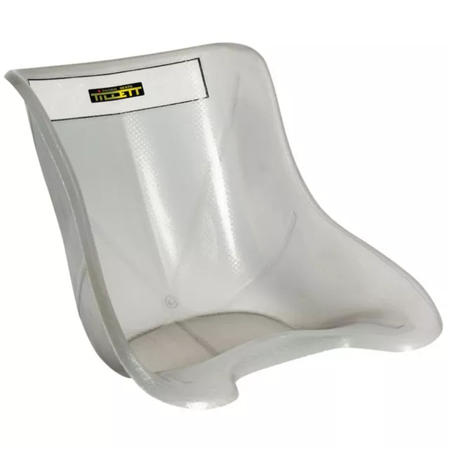 Tillett T11 Karting Seat - Clear Shell, Interim Rigidity, Size ML (Medium Large)