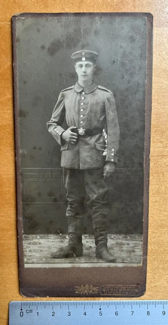 CAB Foto photo Soldat Portrait 1905-18 Atelier Carl Berne München