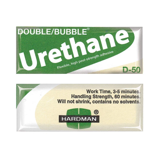 HARDMAN 4022-BG10 UrethaneAdhesive,Packet,1:1MixRatio,PK10