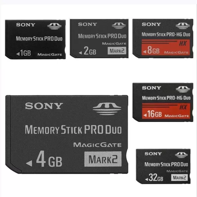 Sony 8G 4G 2G 1G 16G Memory Stick PRO DUO For Sony Old Camera & PSP